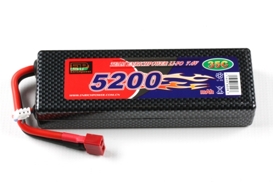 Picture of Battier LIPO 7,4V 5200mah 35C HARDBOX