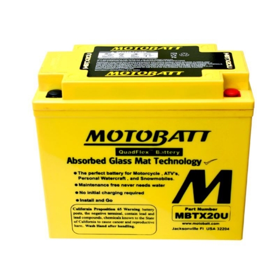 Billede af Batteri Motobatt MBTX20U