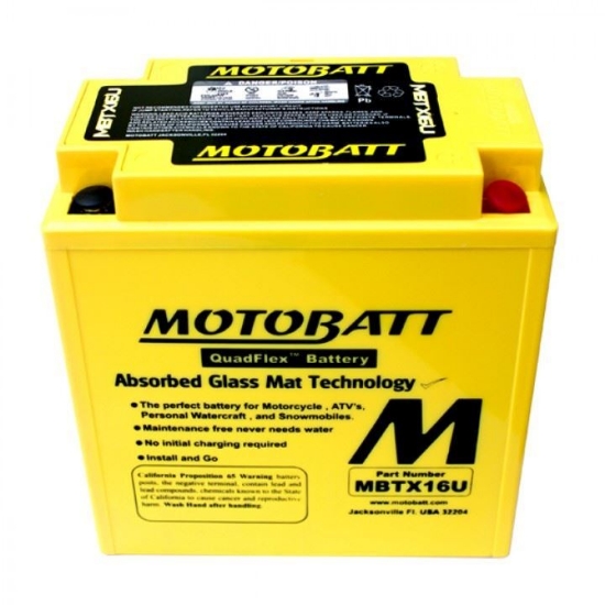 Billede af Batteri Motobatt MBTX16U