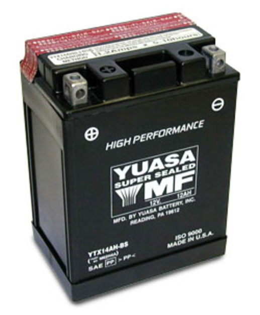 Bild på Batteri Yuasa YTX14AH-BS 