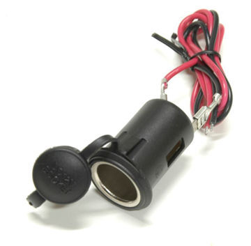Visa detaljer för Eluttag el uttag 12v (cigarettuttag) för snöskoter, ATV och mc