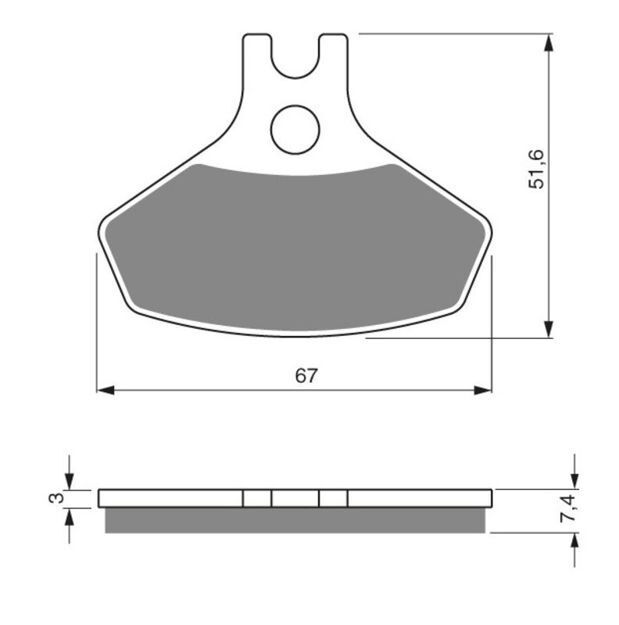 Bild på Goldfren Bromsbelägg 291 Ceramic Carbon K1