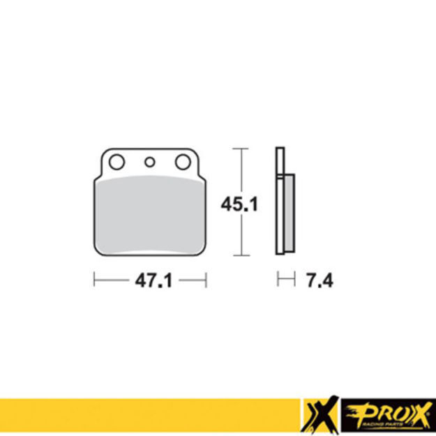 Bild på Prox Bromsbelägg bak LT-Z400 03- 13 + LT-R450 06-11 + KFX400