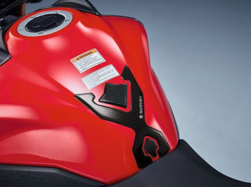 Show details for TANKPAD CARBON GSX-S750 2017- Picture of TANKPAD CARBON GSX-S750 2017-