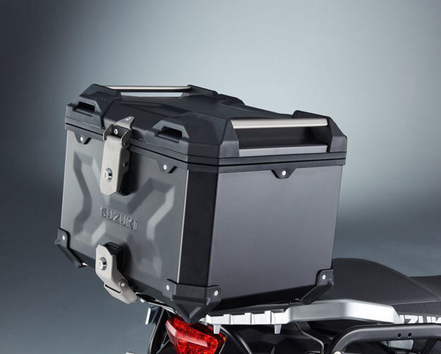 Bild på ALUMINIUM TOPPBOX V-STROM, 38L SVART