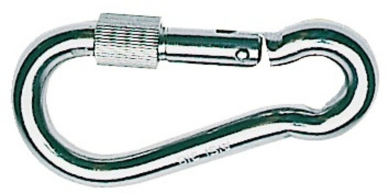 Bilde av S.S carbinehook w/ring 60mm