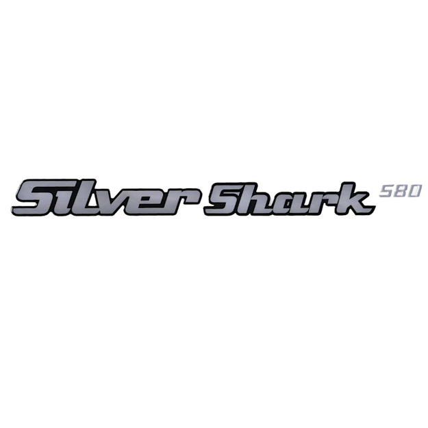 Bild på Silver Shark 580 namndekal