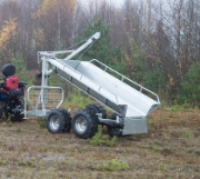 Billede af Kombivagn med flak och kran