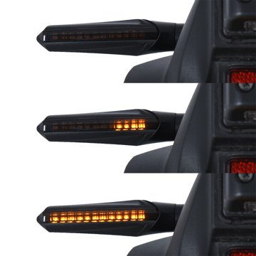 Show details for Oxford Nightrider Streaming blinkers LED, svart Picture of Oxford Nightrider Streaming blinkers LED, svart