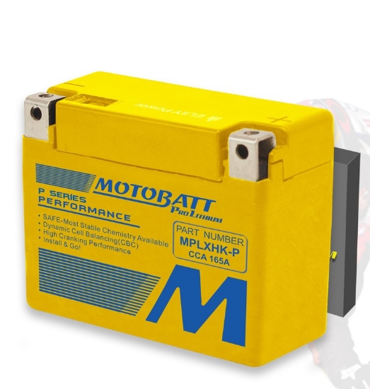 Billede af Motobatt lithium batteri, MPLXKTM16-P (C22S)