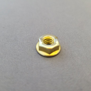 Show details for NUT,HEX FLG-TOP LOCK 1/4-20 GR Picture of NUT,HEX FLG-TOP LOCK 1/4-20 GR