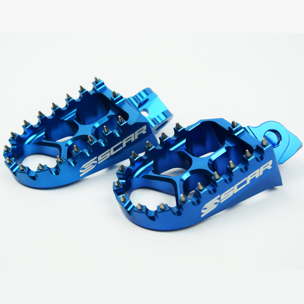 Bild på Scar Evolution Fotpinnar - Kawasaki Blue color