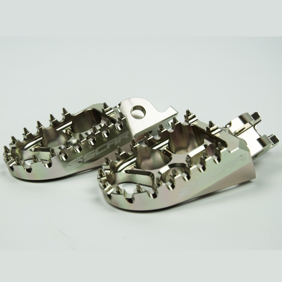 Billede af Scar Evolution Fotpinnar - Honda/Kawasaki Titanium color