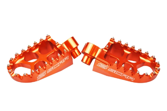 Billede af Scar Evolution Fotpinnar - SKtm/Husab./Husq./Sherco/Beta 05-17 Orange color