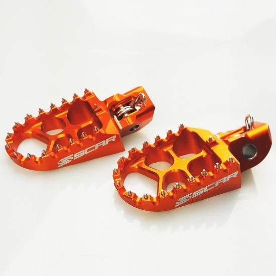 Picture of Scar Evolution Fotpinnar -Ktm/Husq.  Orange color