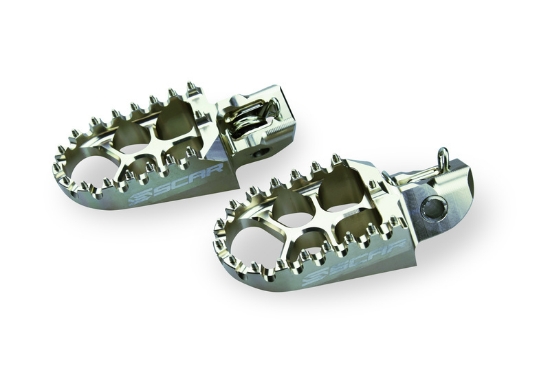 Billede af Scar Evolution Fotpinnar - Ktm/Husq.  Titanium color