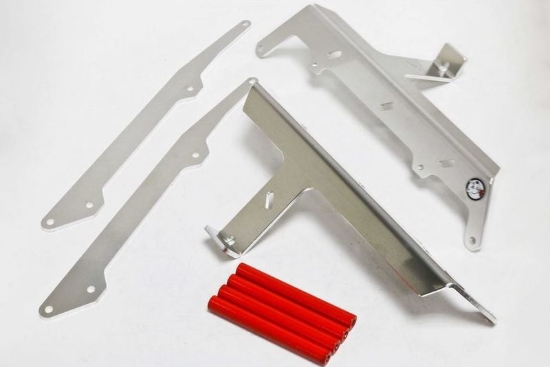 Billede af AXP Kylarskydd Red spacers Husqvarna TE250-TE450 08-09