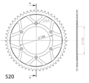 Billede af Bakdrev Stål Honda CR/CRF 125-500 49t
