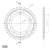 Bilde av Bakdrev Stål CBR1100XX 97-07 44t