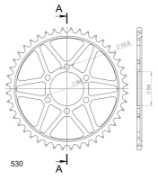 Bilde av Bakdrev Suzuki GS400, GS450, GSX450E 45t