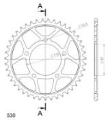 Bilde av Bakdrev Suzuki GSX-R750 88-89 44t