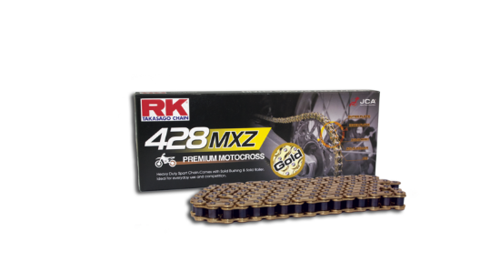 Bilde av RK GB428MXZ Offroad/Street Kedja Guld + CL (clip kedjelås)