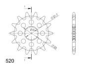 Bilde av Framdrev KX250 02-08 & YZ450 07-21
