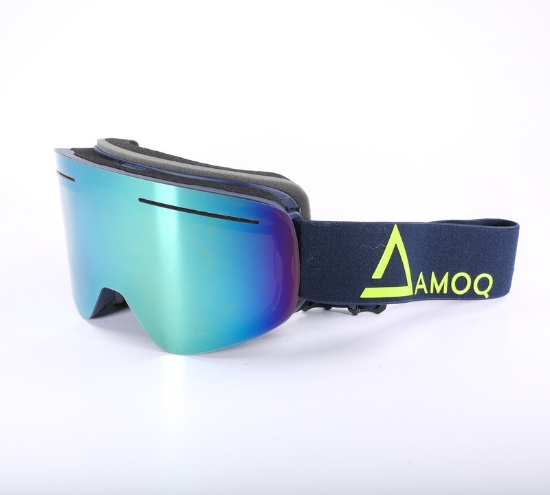 Billede af AMOQ Vision Goggel Navy-Gold - Gold Mirror