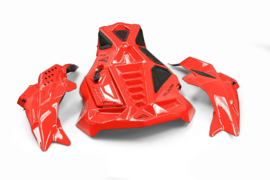 Picture of Skinz Helium Access Hood Kit Röd Ski Doo 850