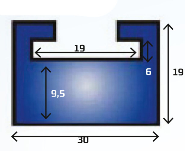 Bild på SLIDE Vit HPDE 178cm