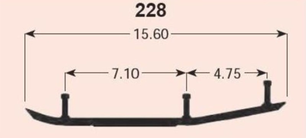 Bild på Ripper Four Styrstål 4" Hårdmetall