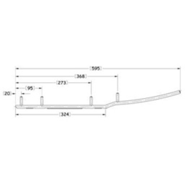Ripper Four Styrstål 4" Hårdmetall