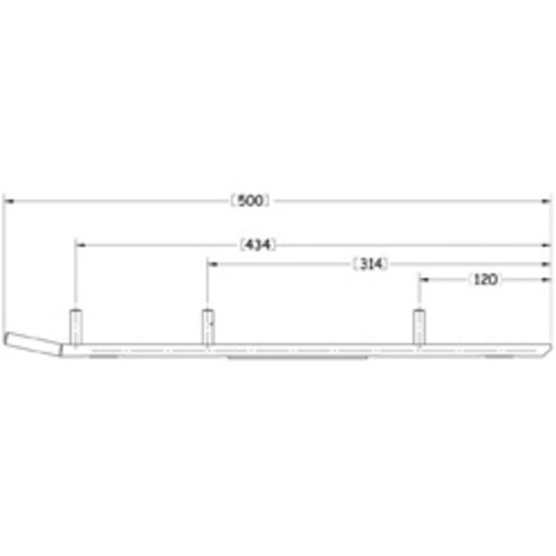 Ripper Four Styrstål 4" Hårdmetall