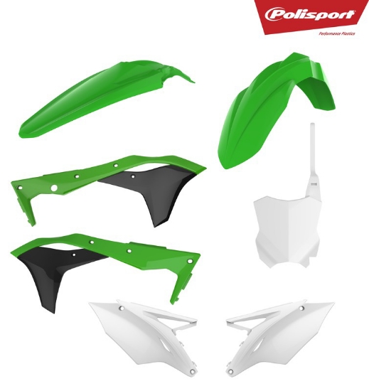 Bilde av Polisport plastic kit KX250F 17- OEM
