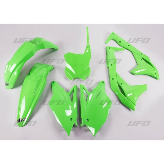 Picture of UFO Plastkit 5-delar KXF250 2017- Flou grön