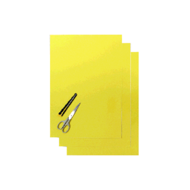 Bild på Blackbird Klisterark neon gul 47x33cm (3st)