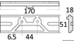 Bild på Aluminium plate anode for Mercury/Mariner 150 HP