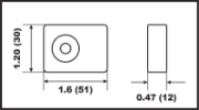 Picture of Perf metals anod, Block Suzuki/J/E