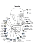Billede af Perf metals anod, Lower unit Yamaha