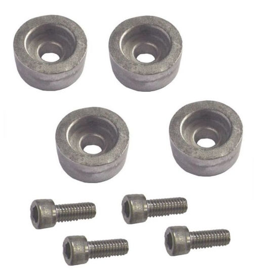 Bilde av Anoder aluminium Suzuki & Johnson/Evinrude (4-pack)