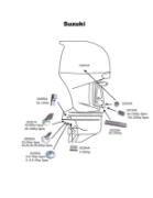 Picture of Perf metals anod, Round Suzuki/J/E (4-pack)