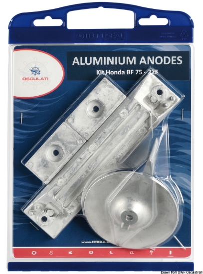 Bilde av Osculati Anodsats Alu Honda 75/225hv