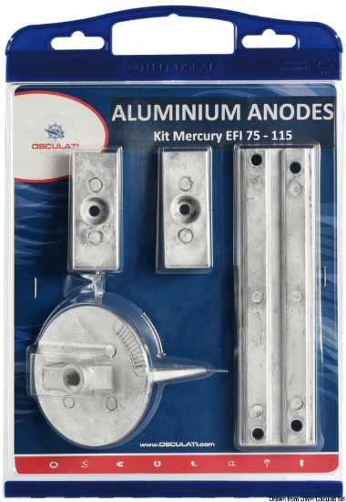 Bilde av Osculati Anodsats Alu Mercury 75/80/90/100/115 EFI
