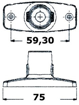 Bild på Ankarljus LED Evoled AISI 316 SS - 360°