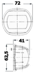 Bild på Lanterna Compact 12 SS - Akter 135°