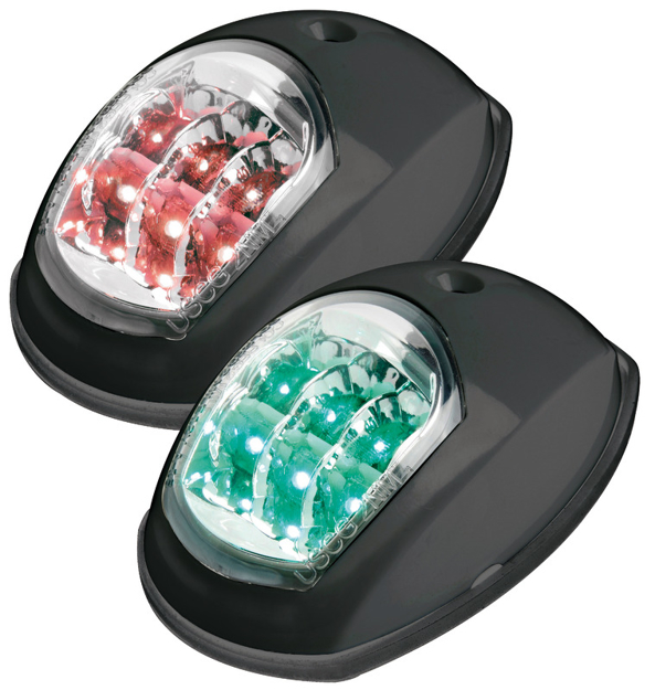 Bild på Lanterna LED par Evoled - svart ABS