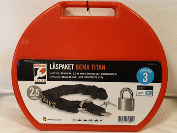 Visa detaljer för BEMA Låspaket Titan KLASS 3 2,5m RING, HÖLJE, LÅS HL-3, Bild på BEMA Låspaket Titan KLASS 3 2,5m RING, HÖLJE, LÅS HL-3,