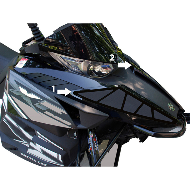 Bild på Frogzskin Arctic Cat F/XF/ M Hood Screen Vent Kit 2012-17 (2pc)