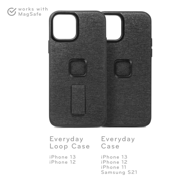 Bild på Peak Design Mobile Everyday Fabric Case iPhone 12 - 6.1" - Charcoal
