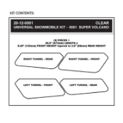 Billede af Stompgrip Snowmobile Tunnel Grip - Super Volcano : Clear
